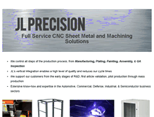 Tablet Screenshot of jlprecision.com